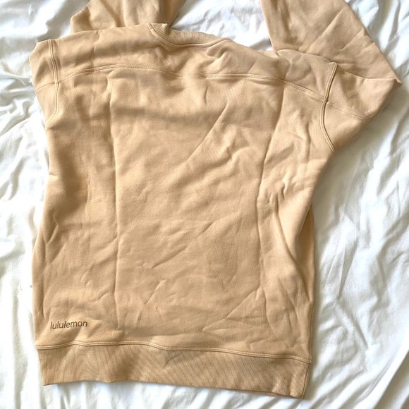 Lululemon Perfectly Oversized Crew Ivory Peach - Picture 4 of 12
